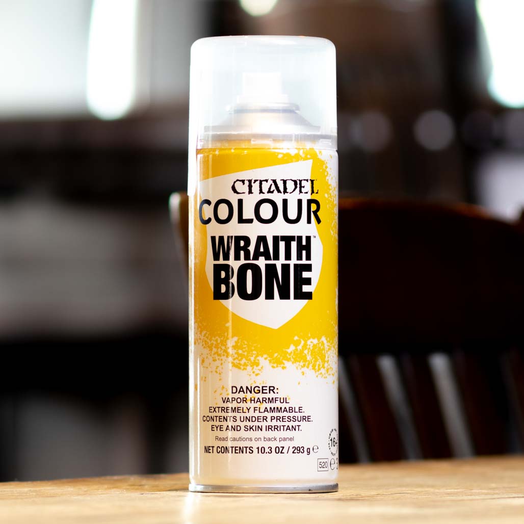 Bombola Spray Citadel Colour Wraithbone, Aerosol Contrast Da 400ml Per Modellismo E Miniature. Primer Di Base Per Games Workshop. - 3