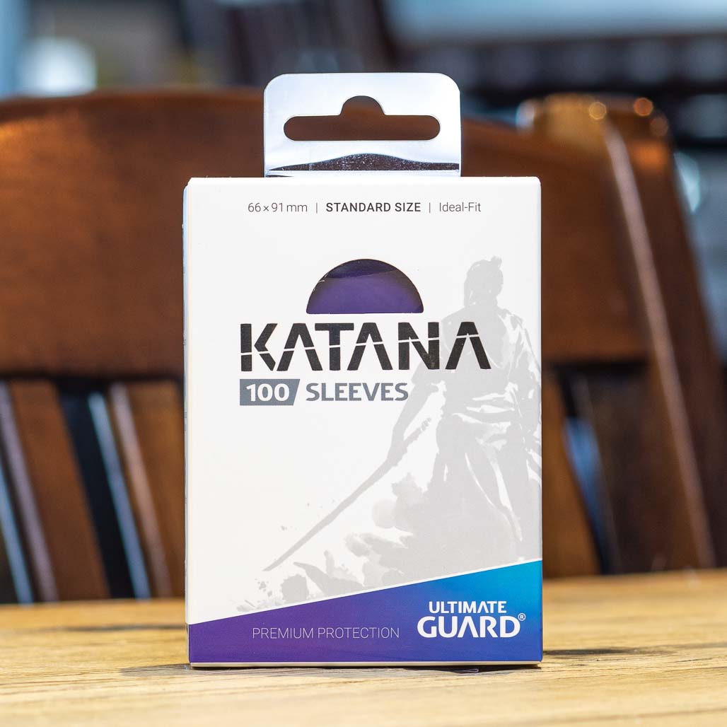 Ultimate Guard: 100ct Katana Sleeves - Purple Mox Boarding House Ultimate Guard: 100ct Katana Sleeves - Purple Mox Boarding House