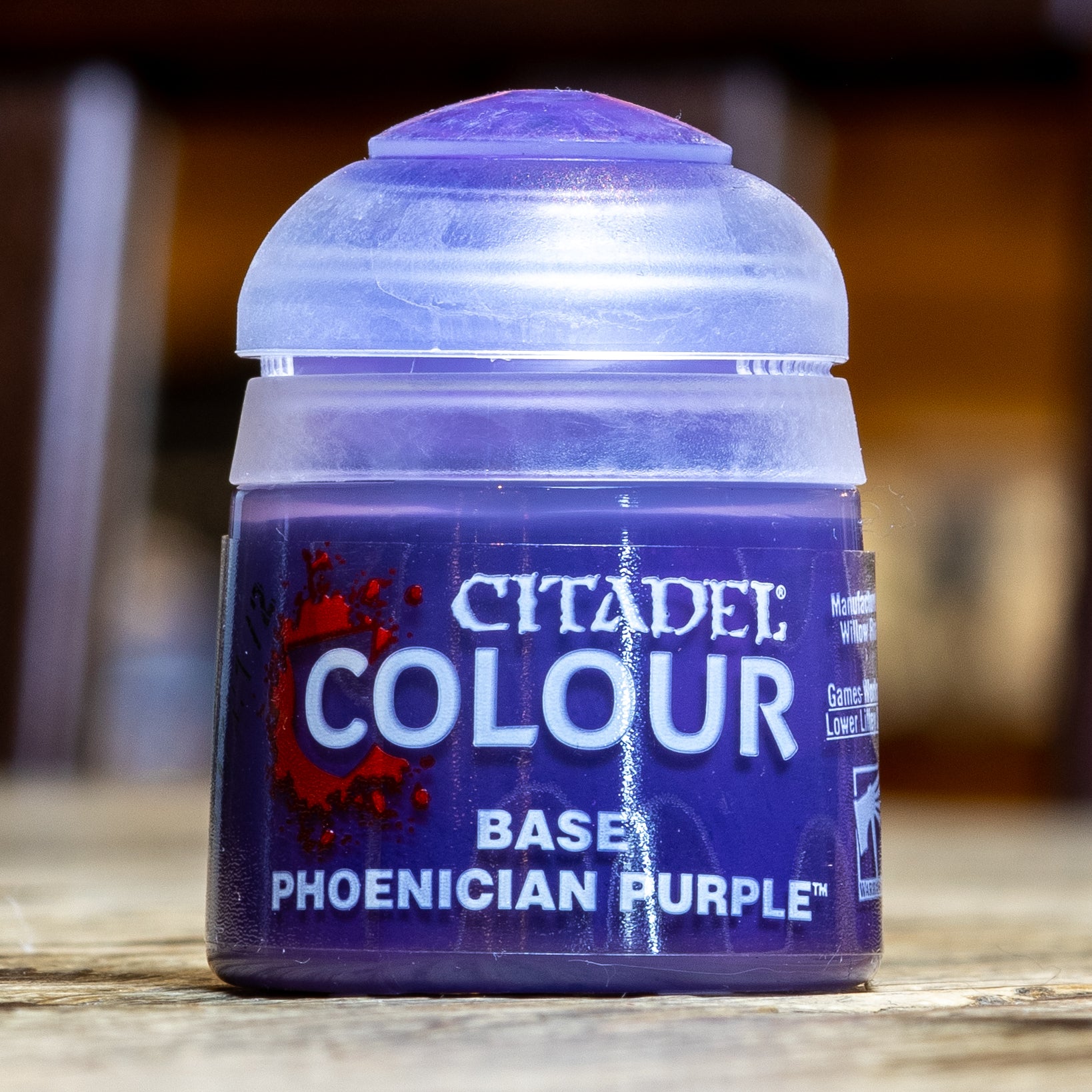 Citadel Base - Phoenician Purple - Peinture Violette Pour Figurines Games Workshop