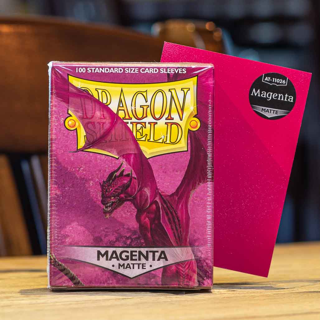 Dragon Shield 100ct Matte - Magenta Mox Boarding House Dragon Shield 100ct Matte - Magenta Mox Boarding House