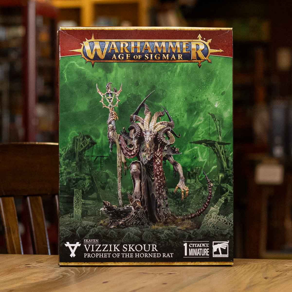 Warhammer AoS - Vizzik Skour, Prophet of the Horned Rat – Mox
