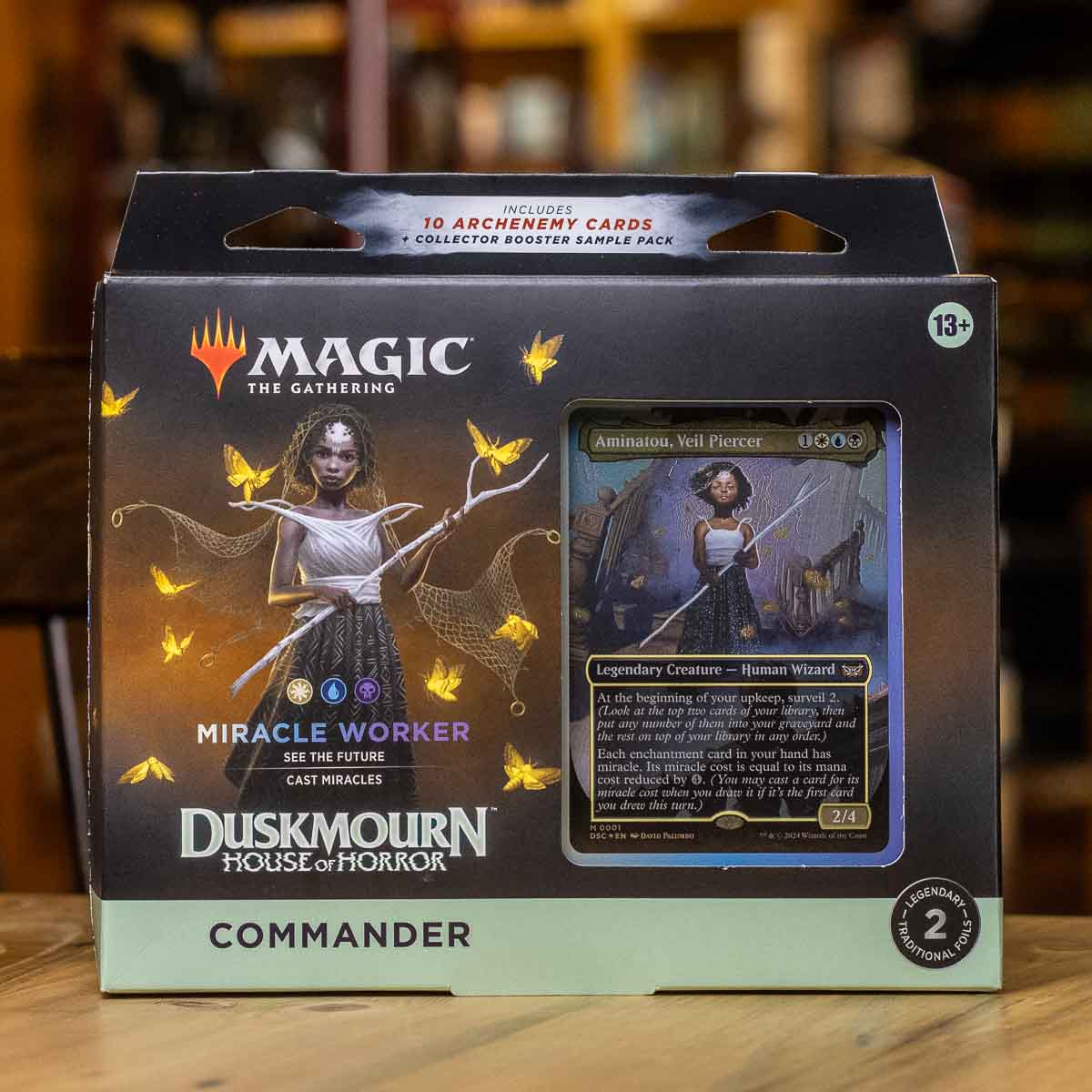Duskmourn: House of Horror Commander Deck - Miracle Worker Mox Boarding House Duskmourn: House of Horror Commander Deck - Miracle Worker Mox Boarding House