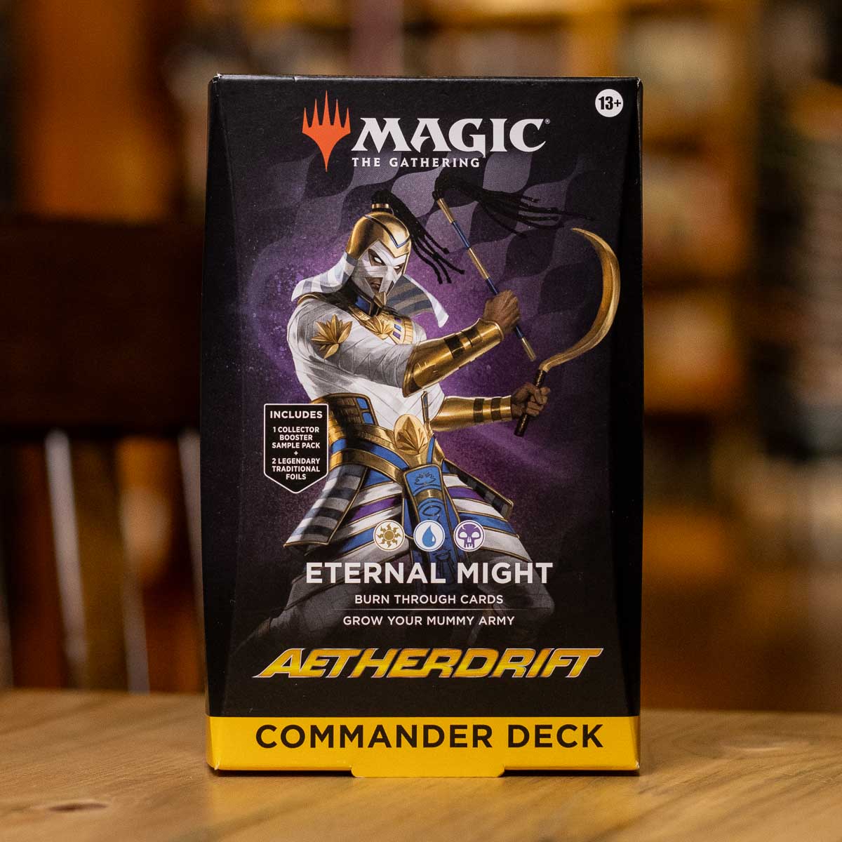 Aetherdrift Commander Deck - Eternal Might Mox Boarding House Aetherdrift Commander Deck - Eternal Might Mox Boarding House