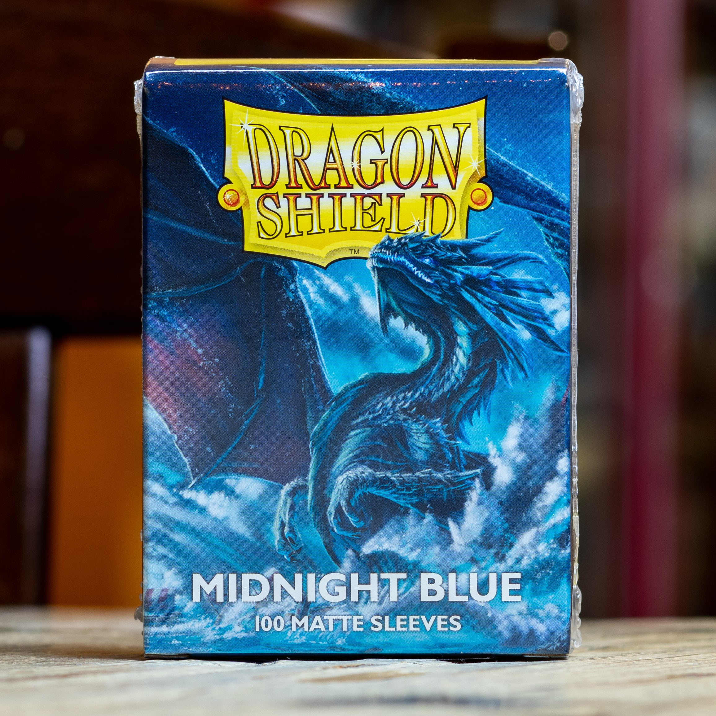 ミッドナイトブルー スリーブ Dragon Shield 100ct Matte - Midnight Blue – Mox Boarding House