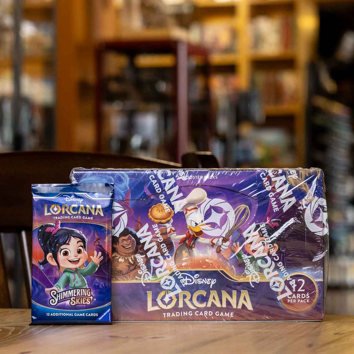 Disney Lorcana TCG - Shimmering Skies Booster Mox Boarding House Disney Lorcana TCG - Shimmering Skies Booster Mox Boarding House