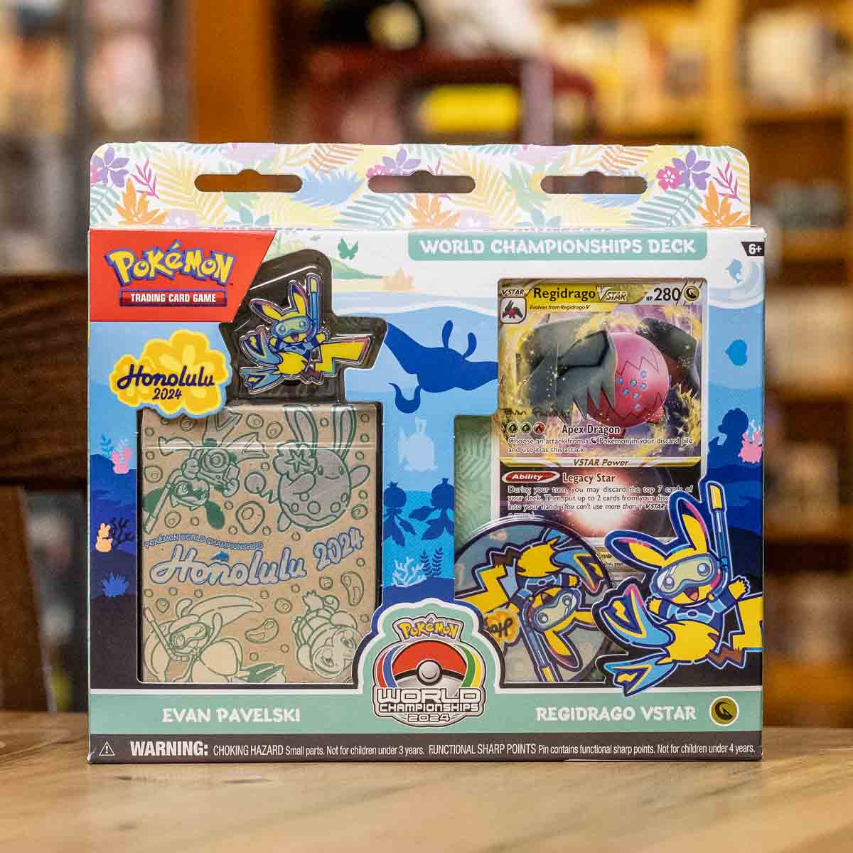 Pokemon TCG - 2024 World Championship Deck: Evan Pavelski (Regidrago V Mox Boarding House Pokemon TCG - 2024 World Championship Deck: Evan Pavelski (Regidrago V Mox Boarding House