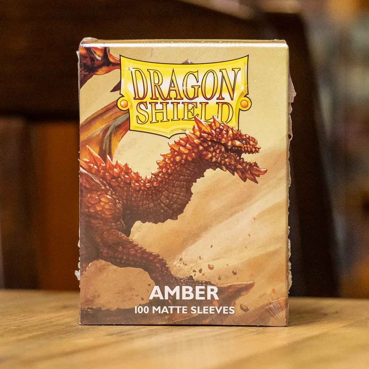 Dragon Shield 100ct Matte - Amber  Mox Boarding House
