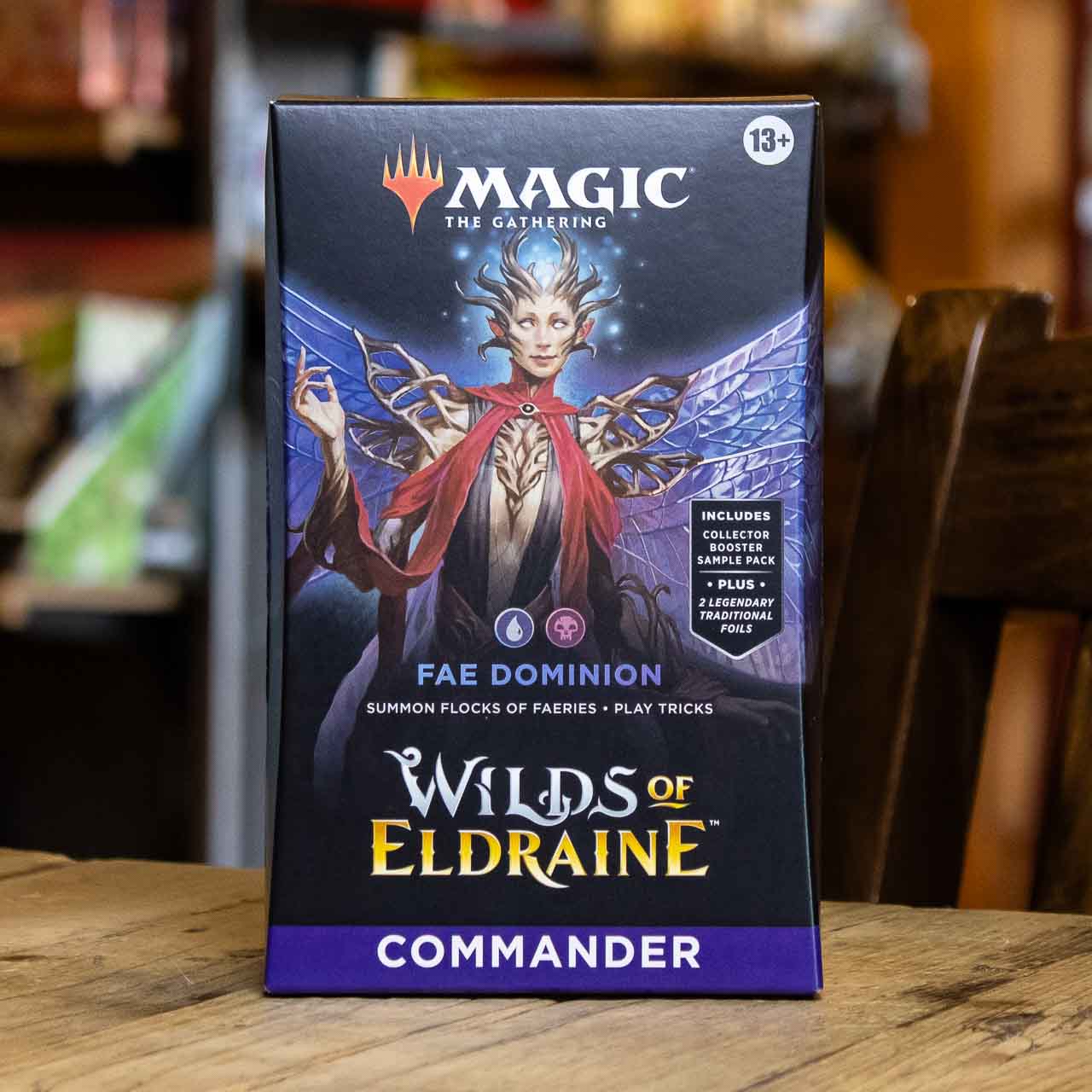 Wilds of Eldraine Commander Deck - Fae Dominion Mox Boarding House Wilds of Eldraine Commander Deck - Fae Dominion Mox Boarding House