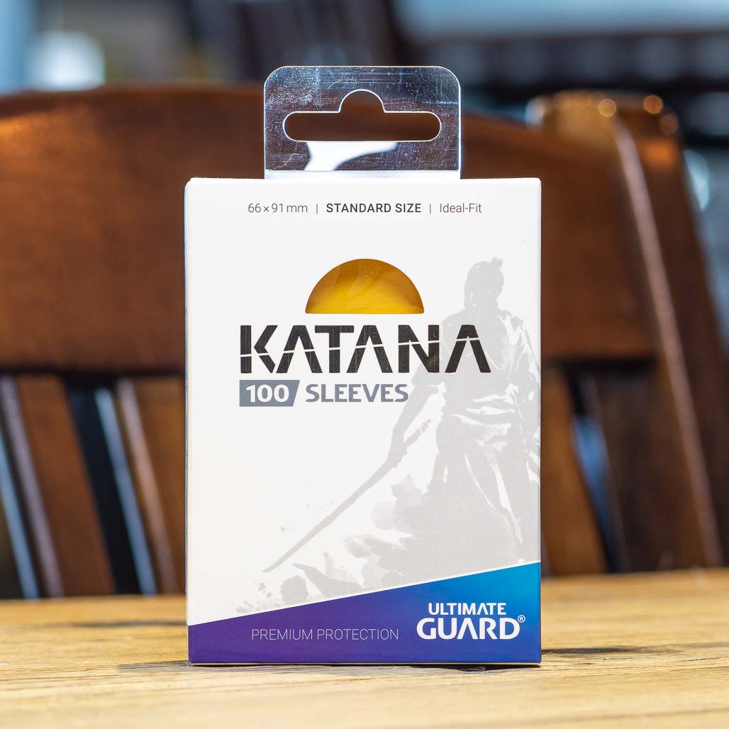 katana card sleeve Ultimate Guard: 100ct Sleeves Quarter Century Bonanza Base Color:White Perfect shuffling Alolan Moonlight Booster Pack
