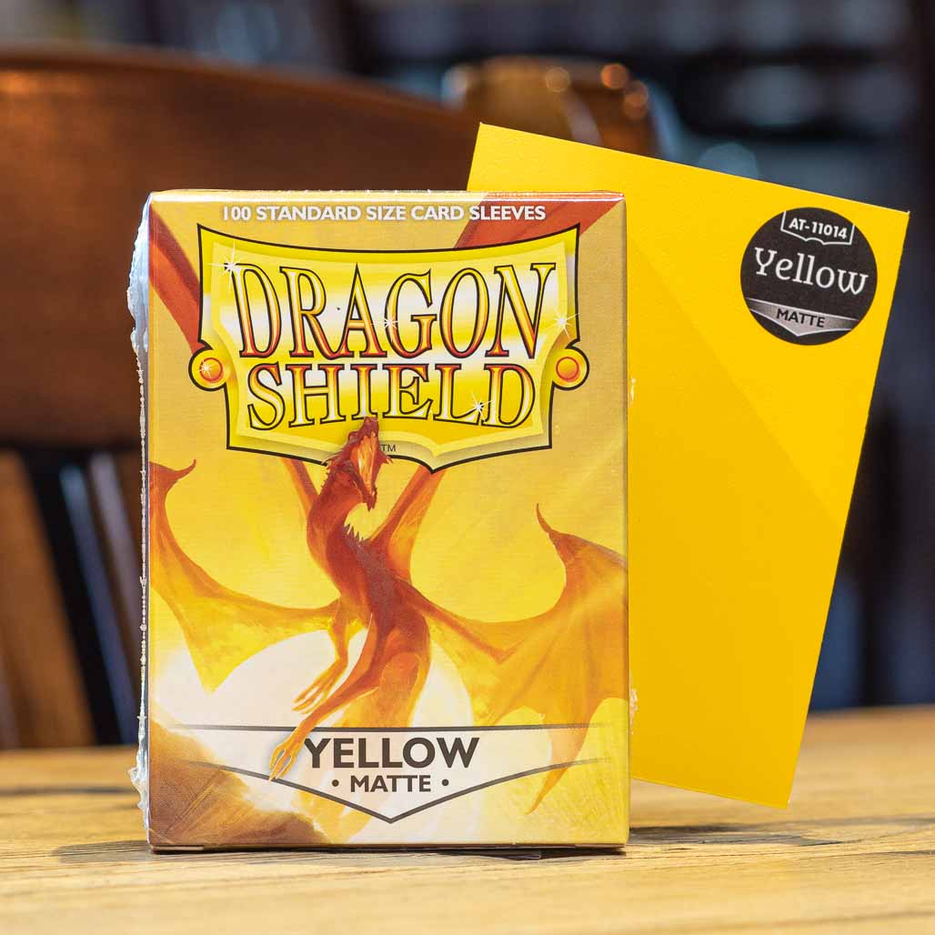 Dragon Shield 100ct Matte - Yellow Mox Boarding House Dragon Shield 100ct Matte - Yellow Mox Boarding House