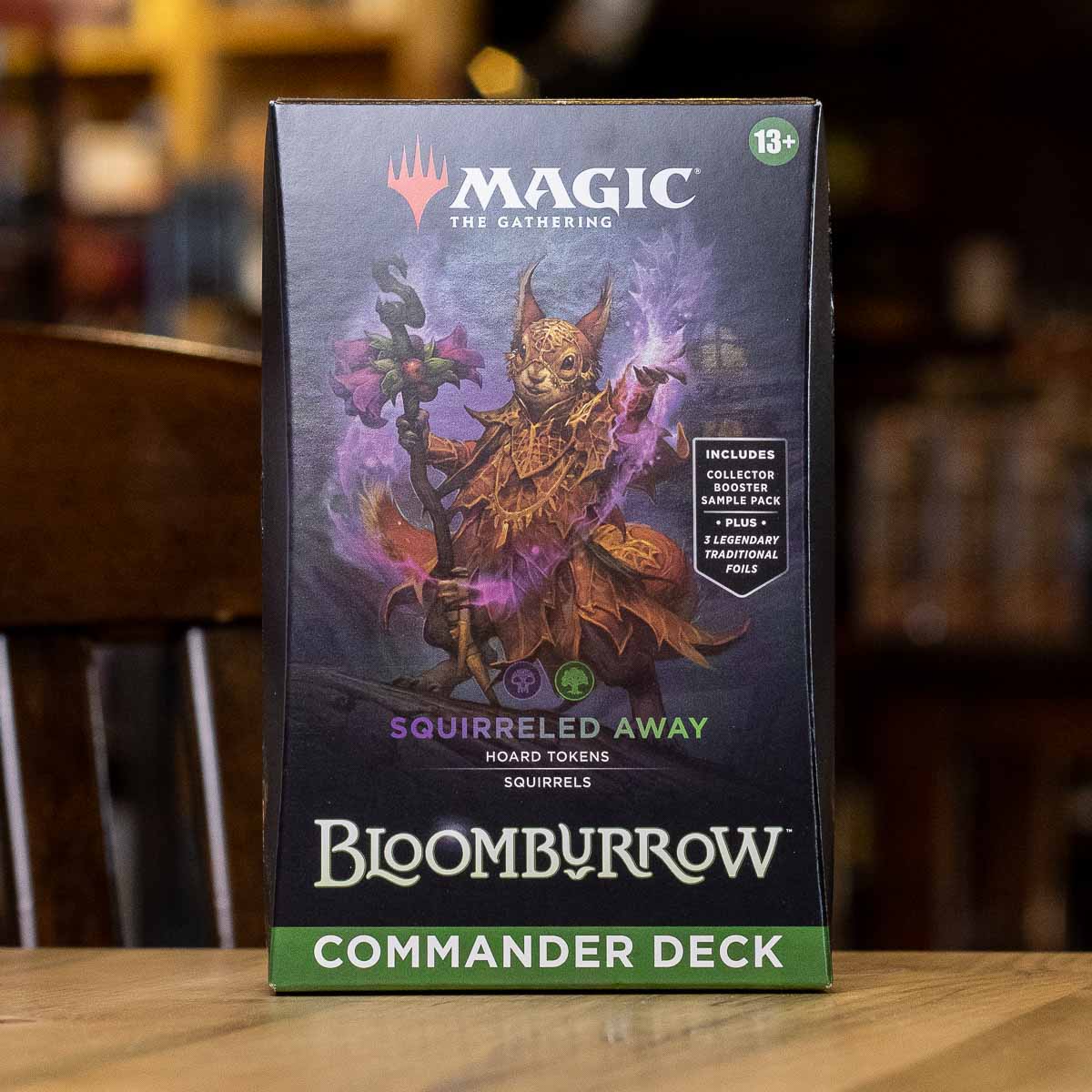 Bloomburrow Commander Deck - Squirreled Away Mox Boarding House Bloomburrow Commander Deck - Squirreled Away Mox Boarding House