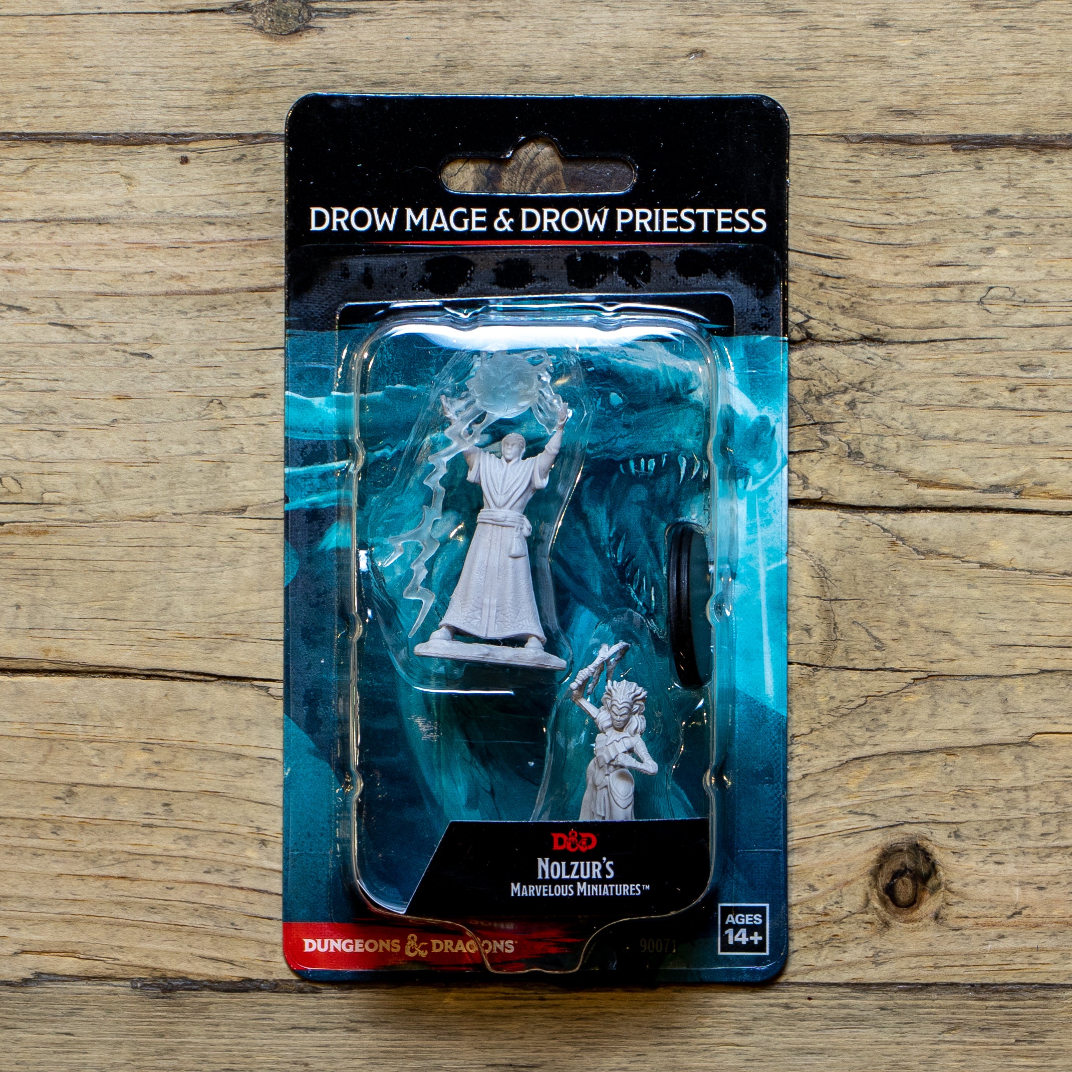D&D Nolzur's Marvelous Miniatures - Drow Mage & Drow Priestess