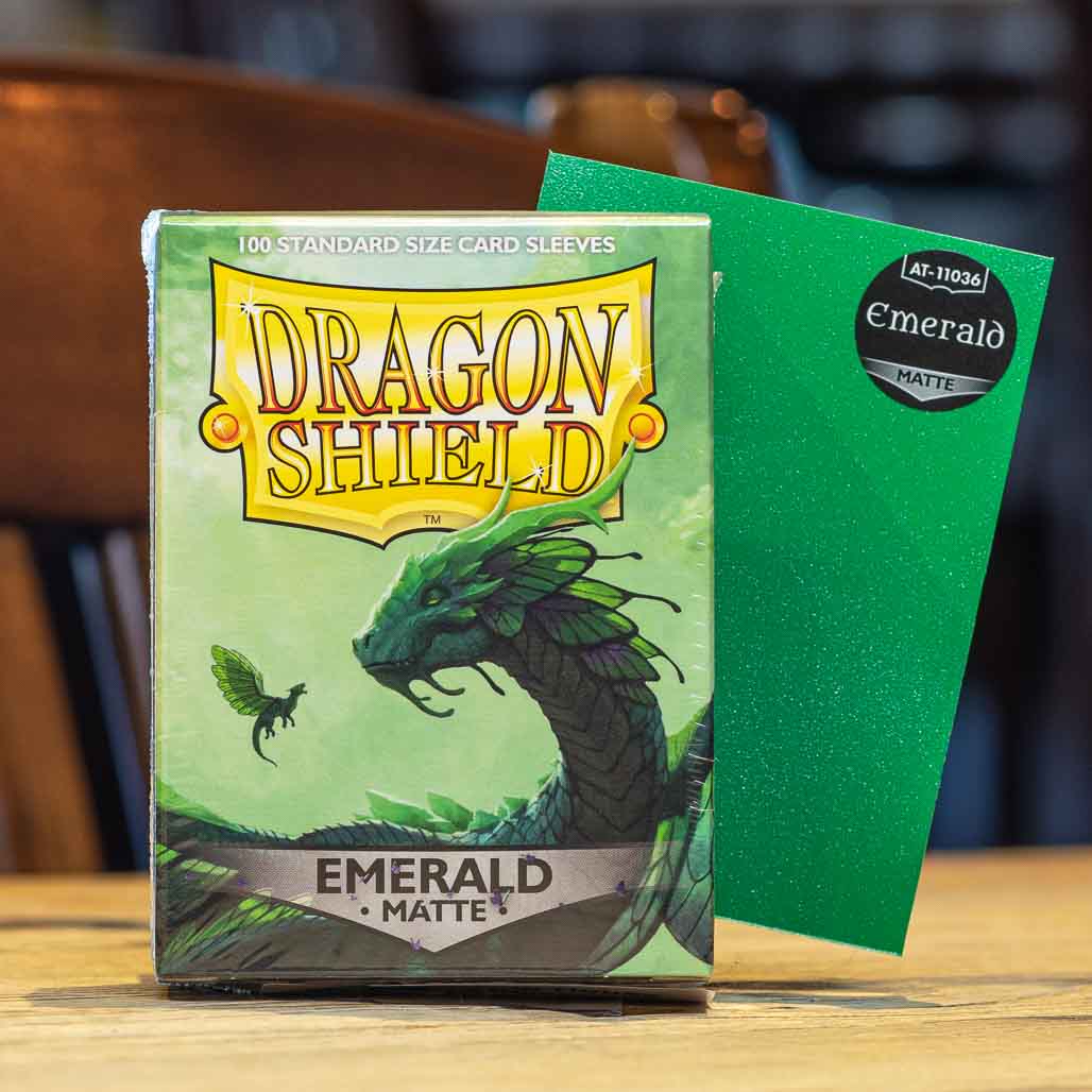 Dragon Shield 100ct Matte - Emerald
