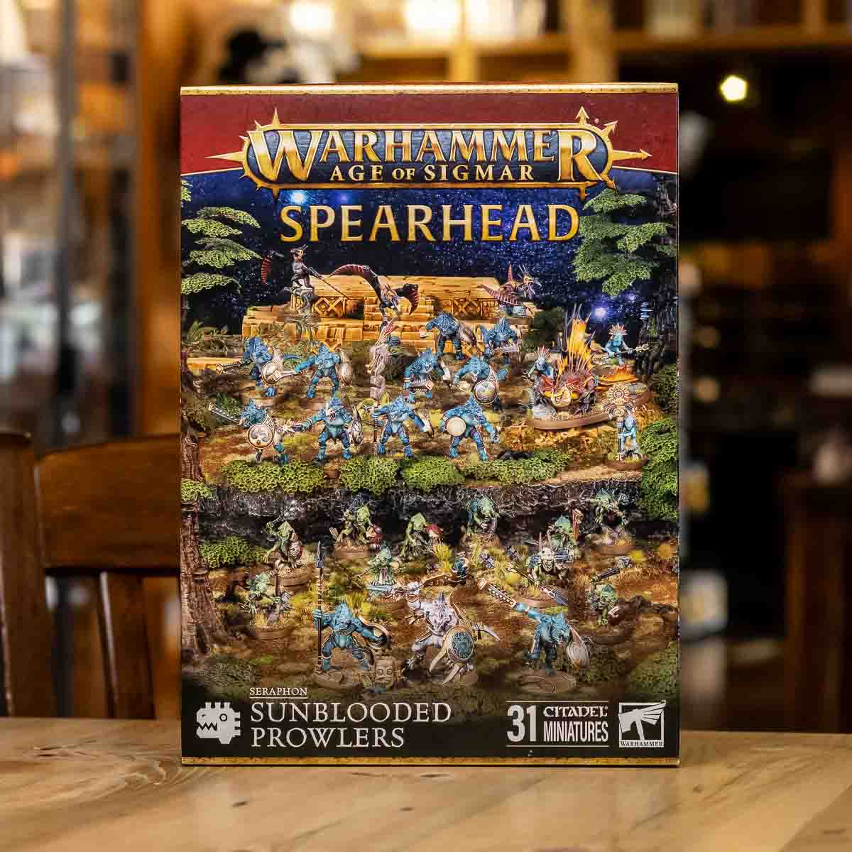 Warhammer AoS - Spearhead: Seraphon - Sunblooded Prowlers