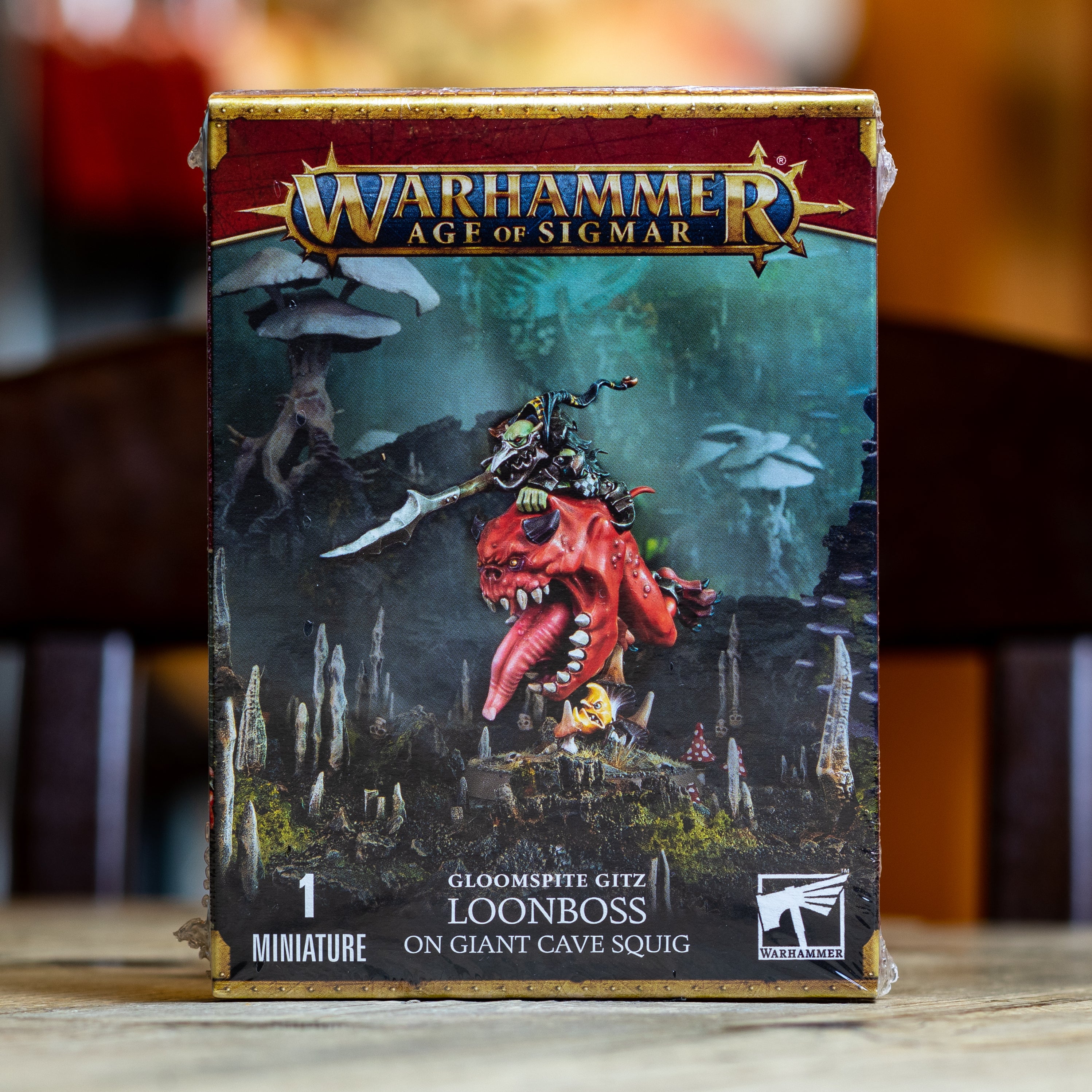 Warhammer AoS - Loonboss on Giant Cave Squig