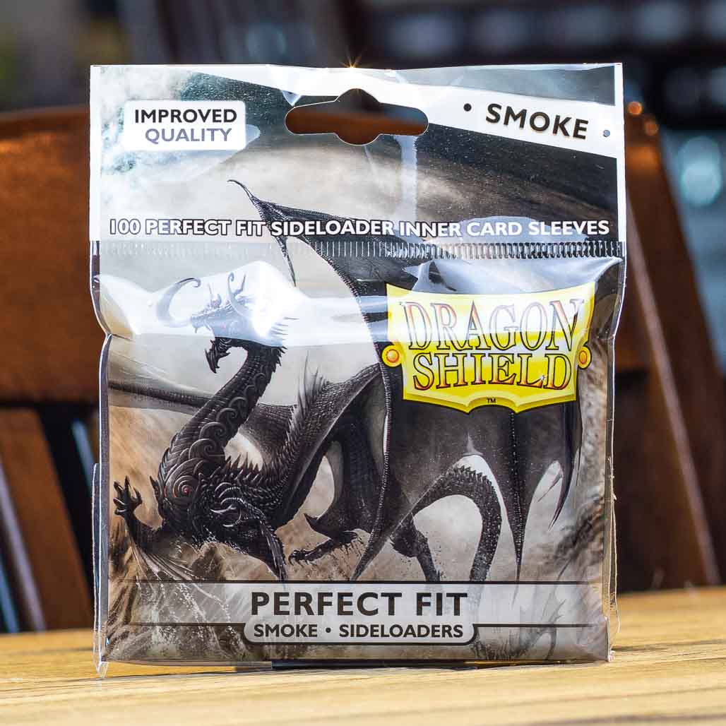 Dragon Shield 100ct Perfect Fit Sideloaders - Smoke