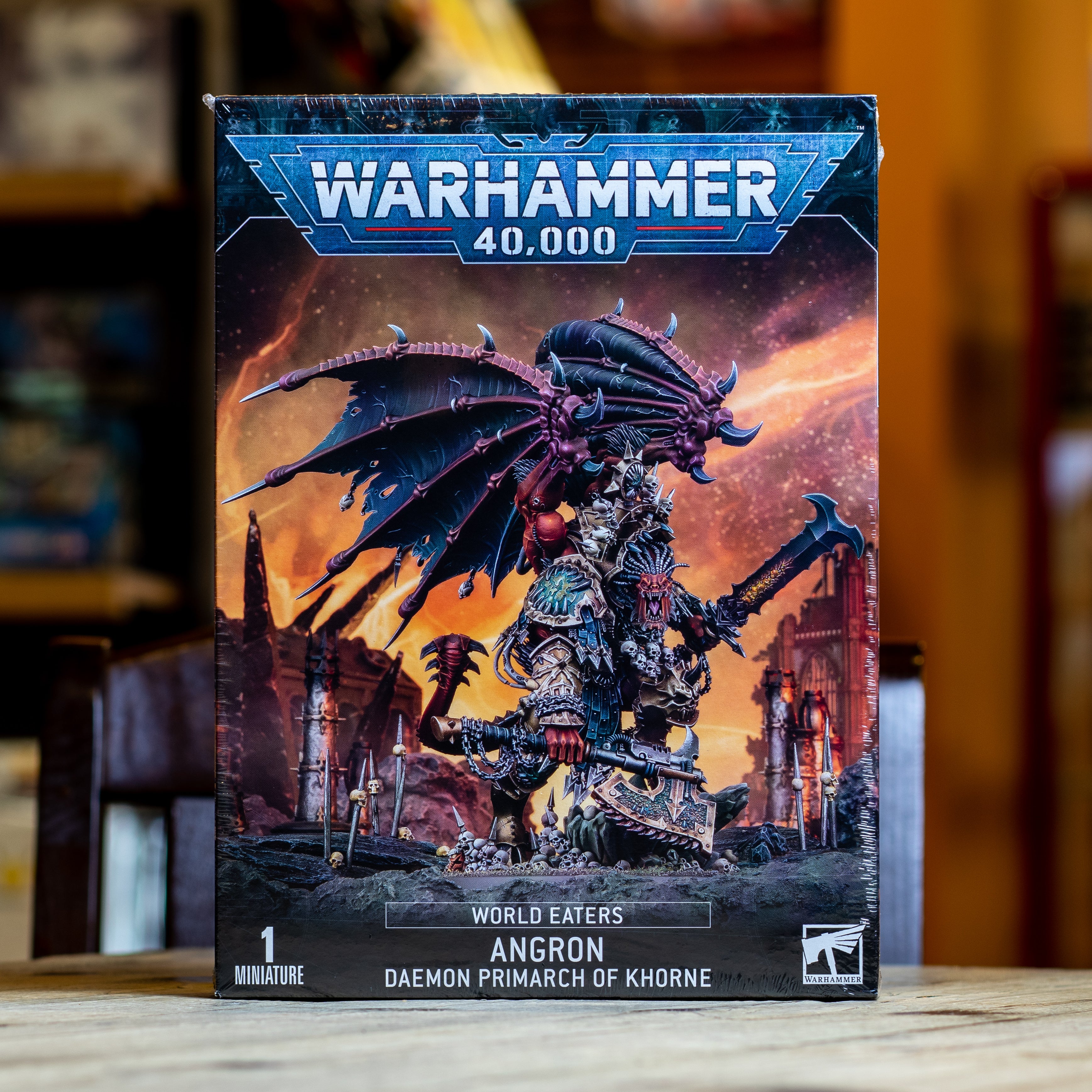 Warhammer 40K - Angron, Daemon Primarch of Khorne – Mox Boarding House