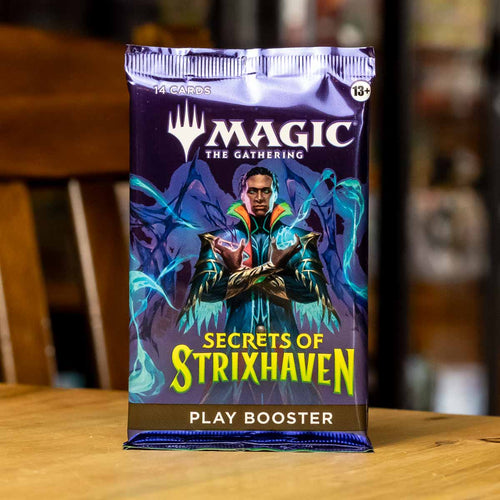magic the gathering strixhaven booster box Secrets of Strixhaven Play Boosters – Mox Boarding House