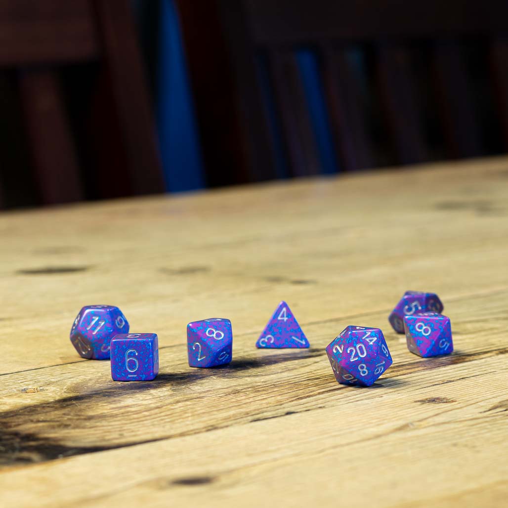 Chessex #25347 - Speckled Silver Tetra Polyhedral (7ct)
