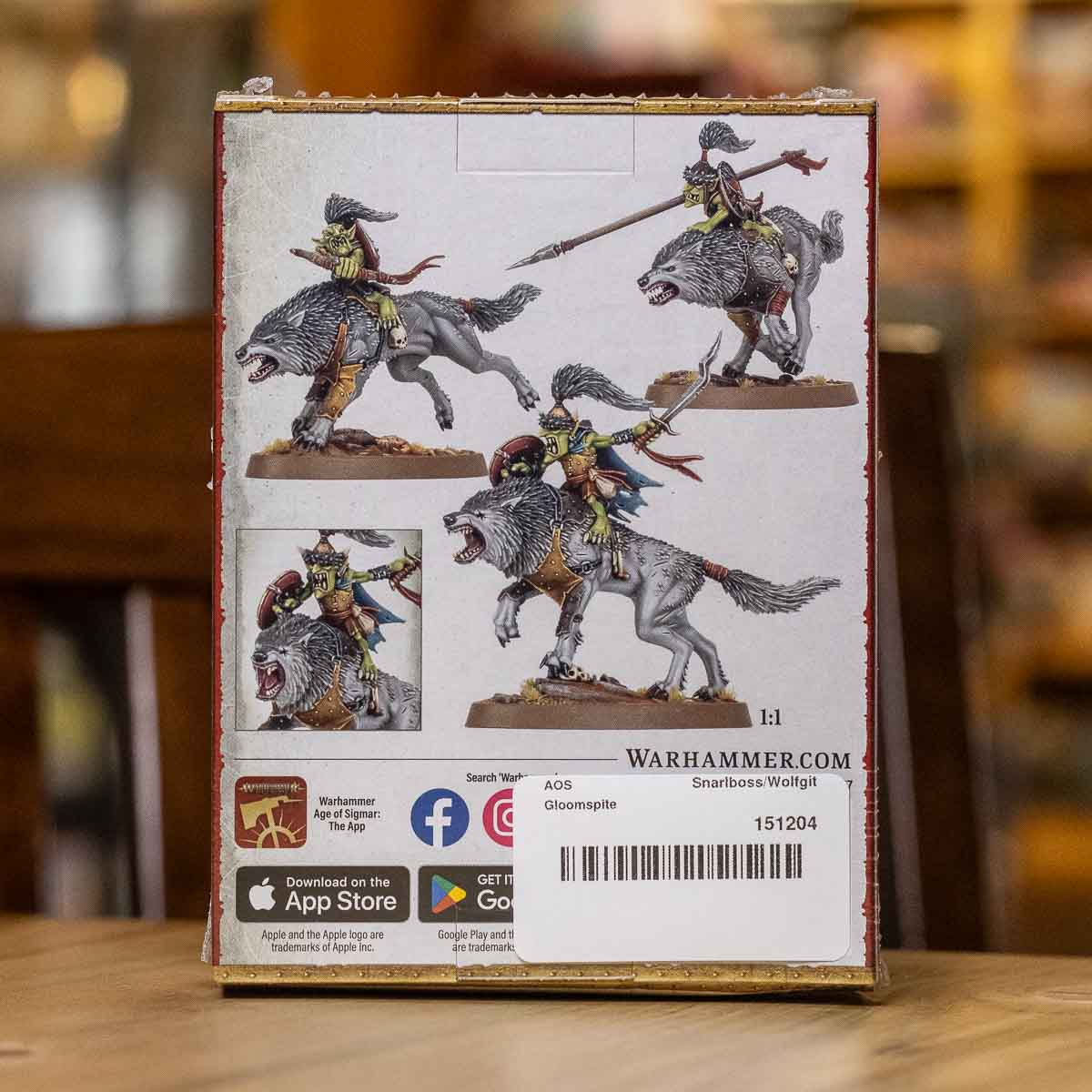Aos Wolves Warhammer AoS - Snarlboss and Wolfgit Retinue – Mox Boarding House