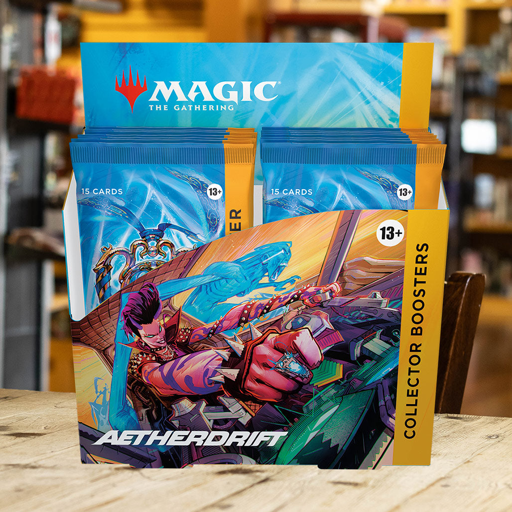 Aetherdrift Collector Booster Box – Mox Boarding House
