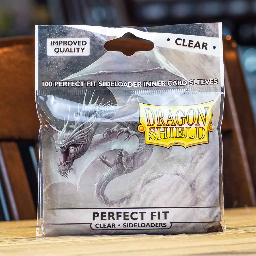 Dragon Shield 100ct Perfect Fit Sideloaders - Clear
