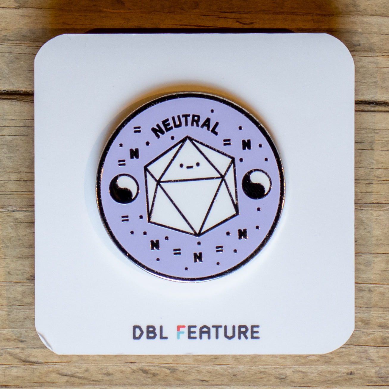 DBL Feature - True Neutral Enamel Pin