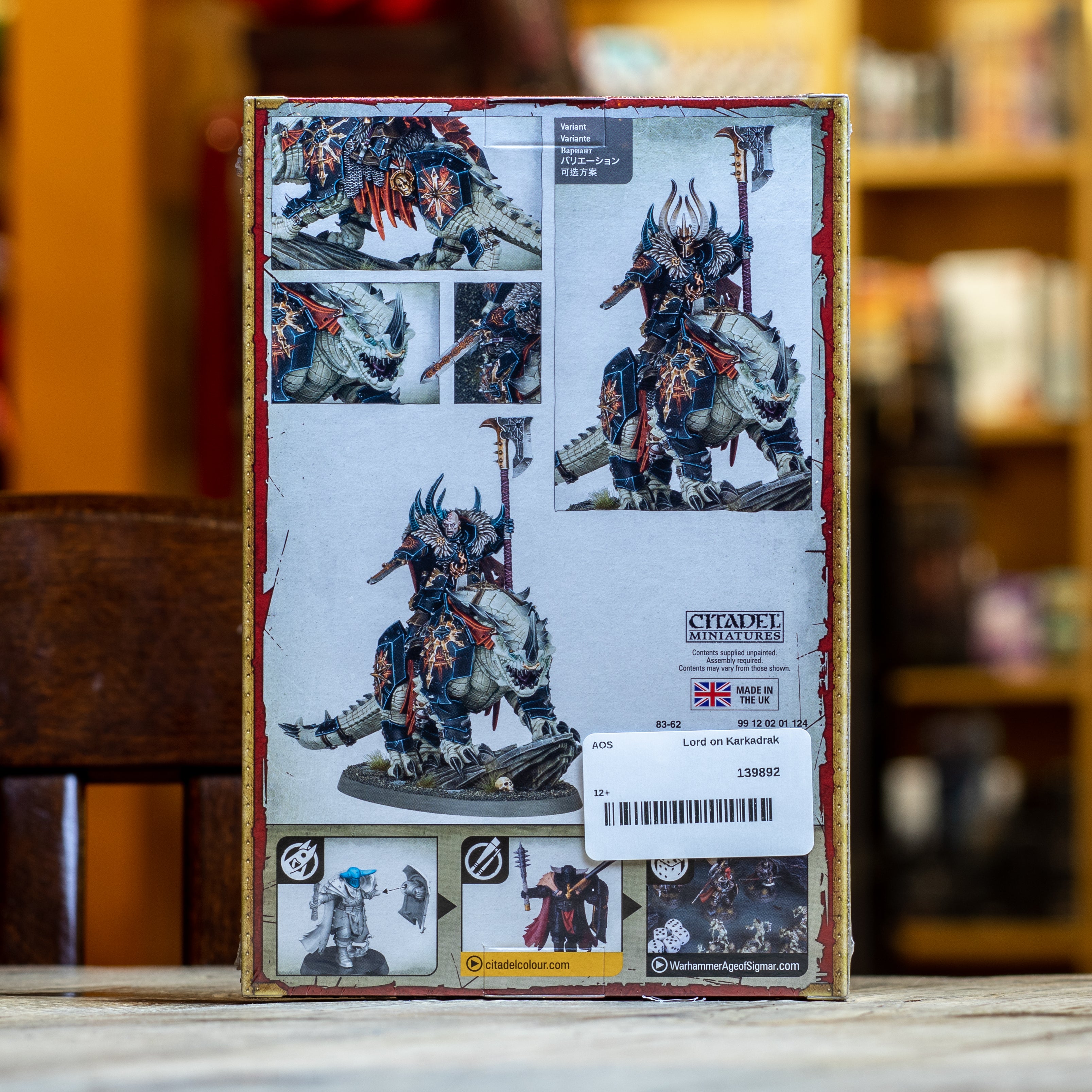 Warhammer AoS - Chaos Lord on Karkadrak