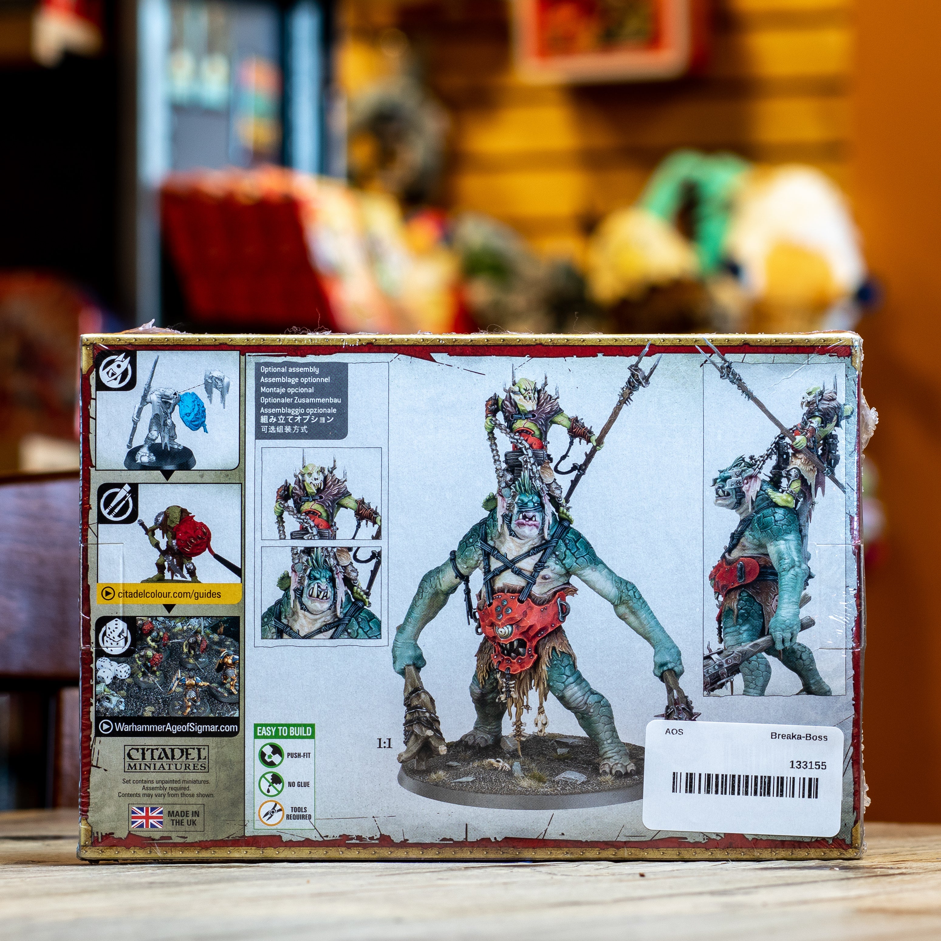 Warhammer AoS - Breaka-Boss on Mirebrute Troggoth