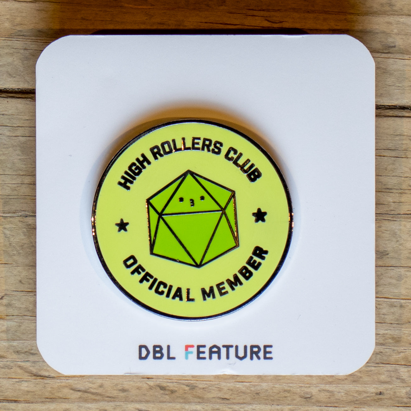 DBL Feature - High Rollers Club Enamel Pin