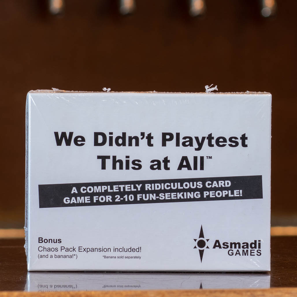 We Didn't Playtest This at All