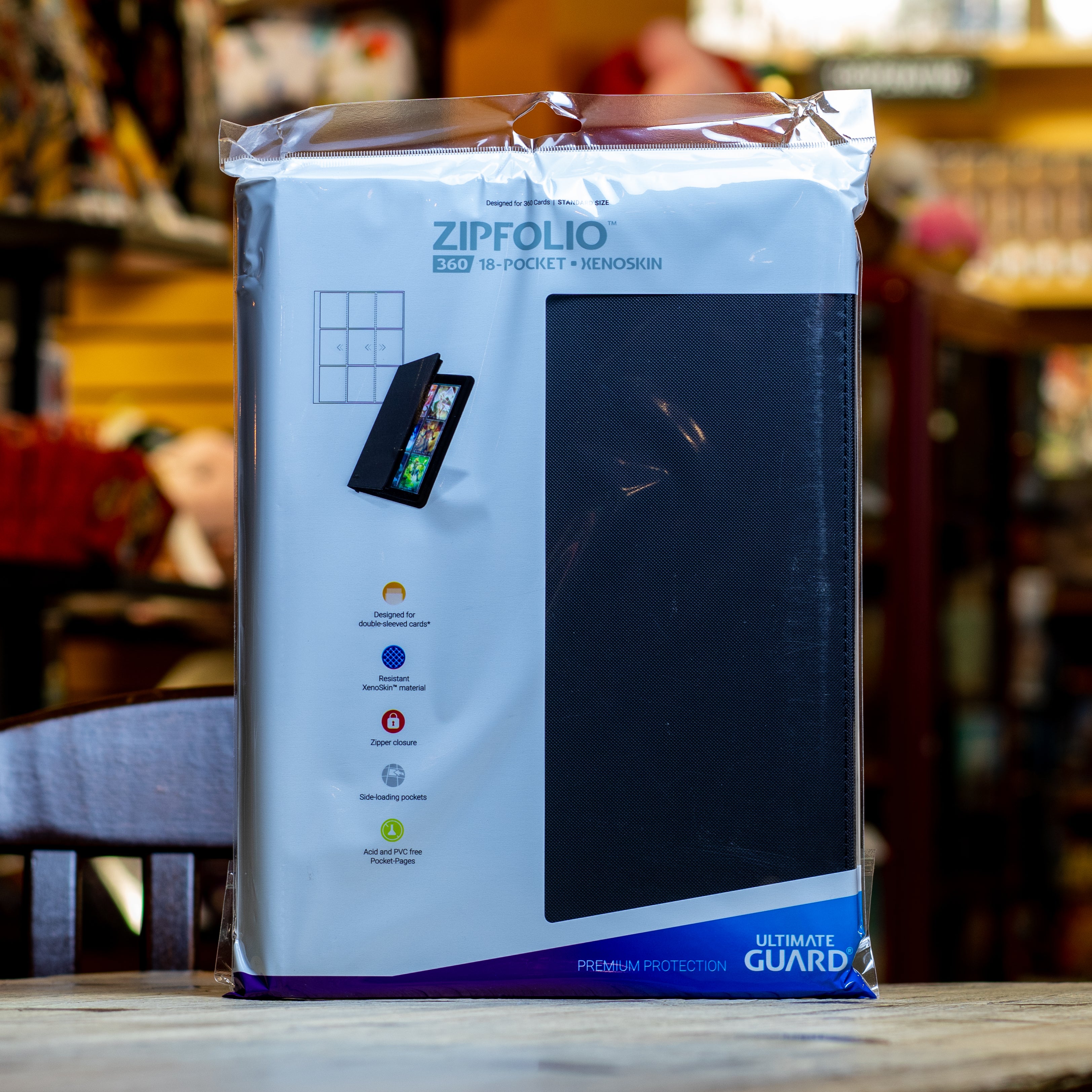 Ultimate Guard: 9 Pocket Zipfolio Xenoskin - Black – Mox Boarding