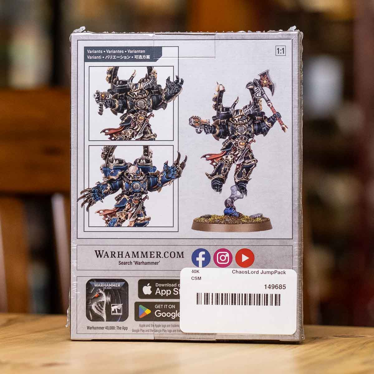 Warhammer 40K - Chaos Lord with Jump Pack