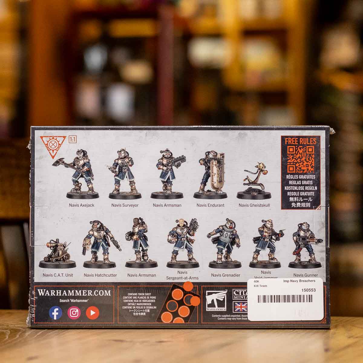 Warhammer 40k - Navis Axejack Imperial Navy Breacher Kill Team Into The Dark - Miniatura Nuova - Foto 5