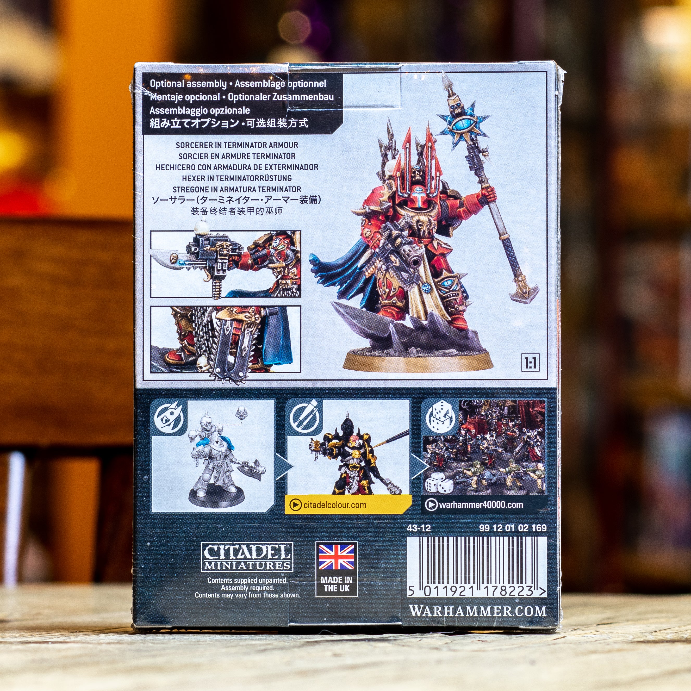 Warhammer 40K - Chaos Lord in Terminator Armour – Mox Boarding House